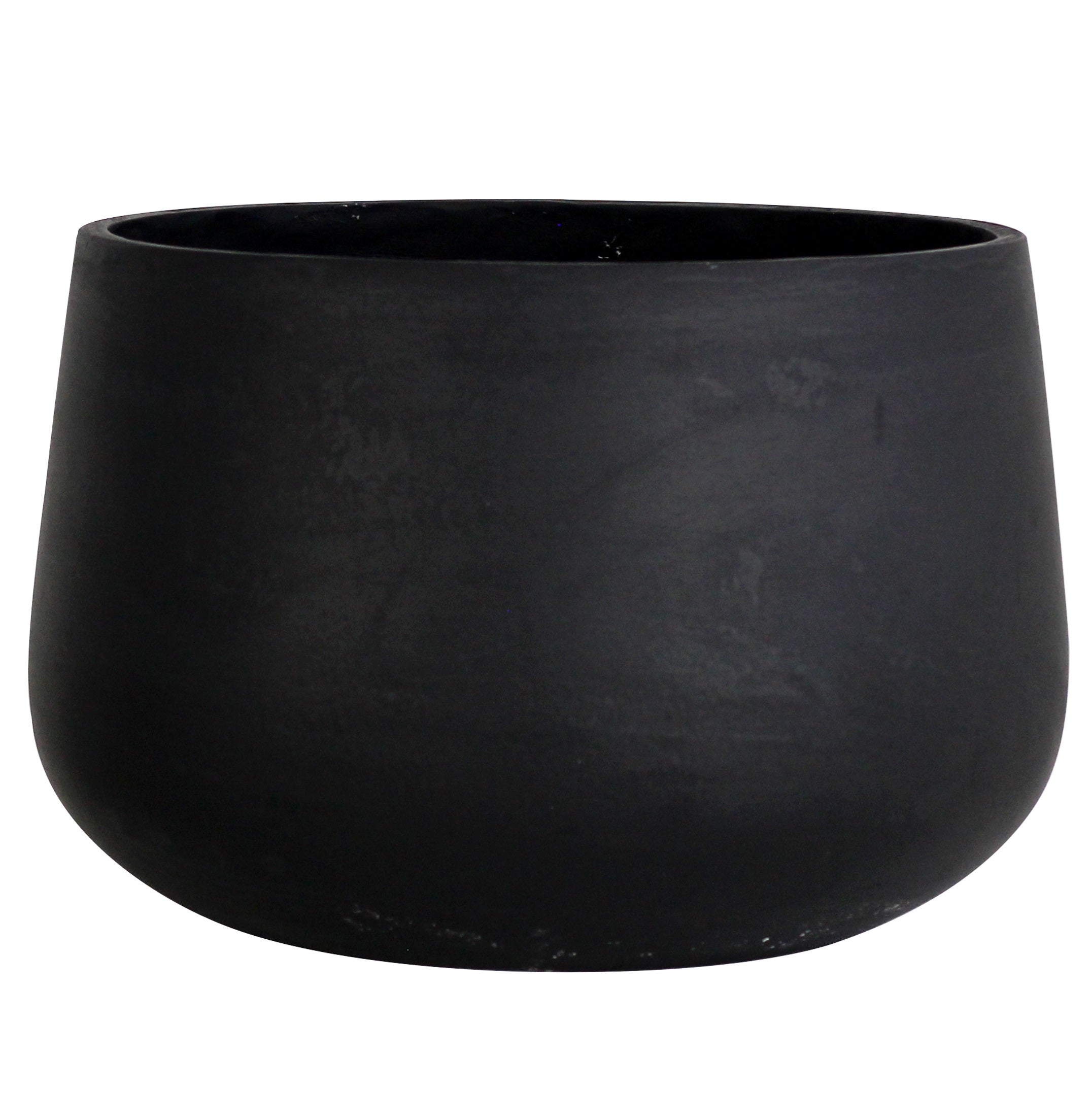 Olly & Rose Extra Large Plant Pot - Black Garden Planter - XL Flower Pot  - 46 cm 18 inch