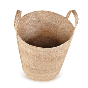 Olly & Rose Large Premium Woven Jute Handmade Storage Baskets 40cm x 50cm Large Baskets