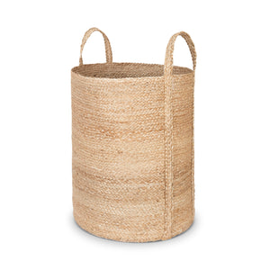 Olly & Rose Large Premium Woven Jute Handmade Storage Baskets 40cm x 50cm Large Baskets