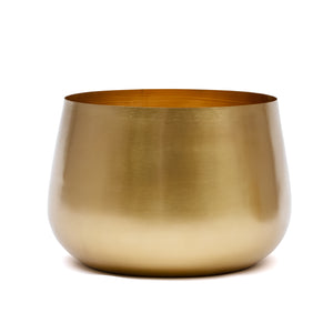 Marrakesh Extra Large Gold Bowl Planter 28cm 11 Inch