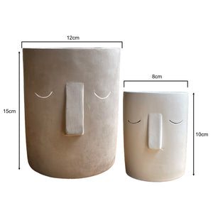 Face Design - Utensil Holder - Pots - Set 2